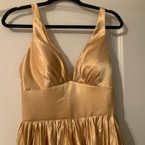 Gold Formal Dress
